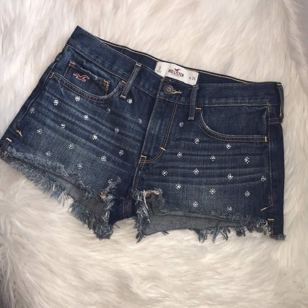 Hollister denim high waist short Sz 3